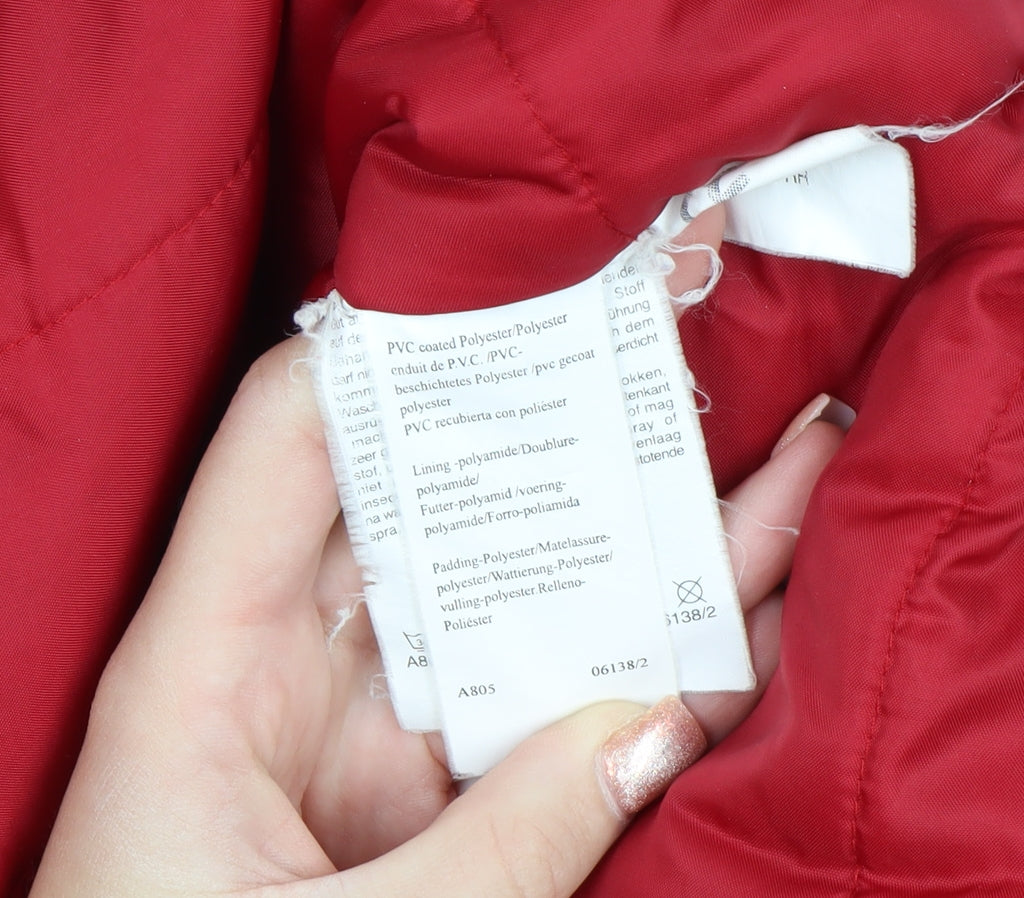 Regatta Women's Red Waterproof Parka Jacket Size 20 Lined Hooded