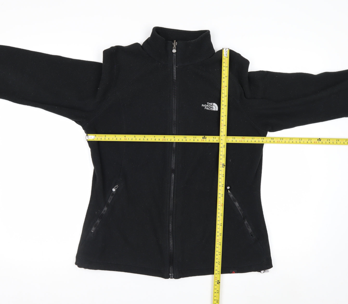 The North Face Women's Black Fleece Full Zip Hoodie M