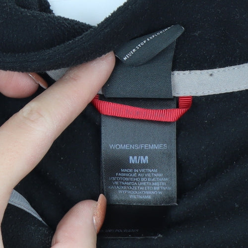 The North Face Women's Black Fleece Full Zip Hoodie M