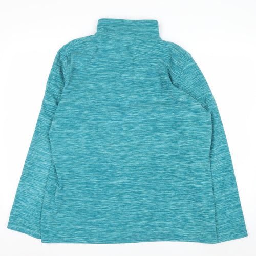 Mountain Warehouse Womens Blue 1/2 Zip Pullover Sweatshirt UK 20