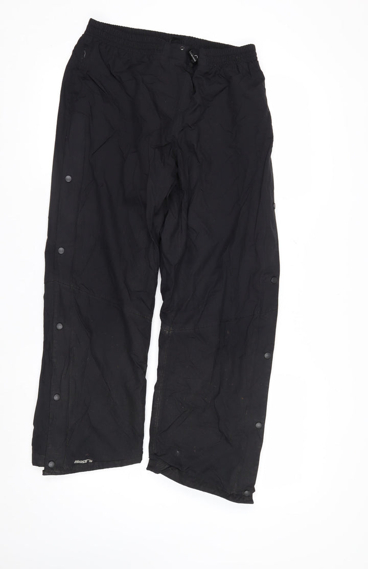 Mountain Warehouse Women's Black Waterproof Rain Trousers UK 10
