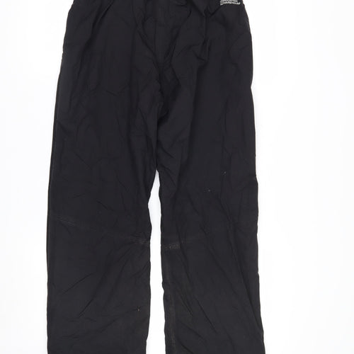 Mountain Warehouse Women's Black Waterproof Rain Trousers UK 10