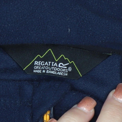 Regatta Men’s Blue Fleece 1/4 Zip Pullover Sweatshirt L
