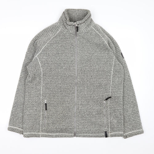 Craghoppers Women’s Grey Full Zip Fleece Sweatshirt UK 16