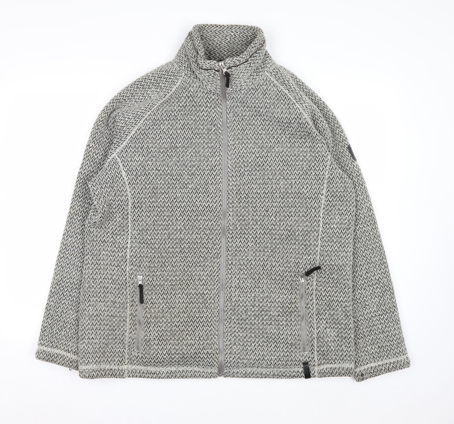 Craghoppers Women’s Grey Full Zip Fleece Sweatshirt UK 16