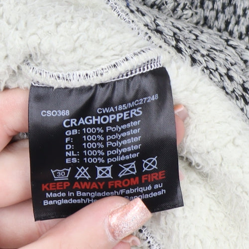 Craghoppers Women’s Grey Full Zip Fleece Sweatshirt UK 16