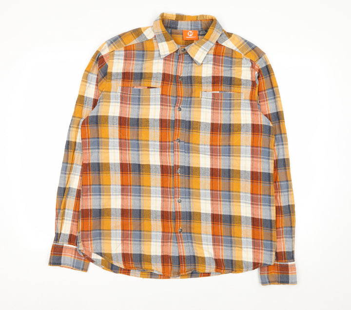 Merrell Men's Multicoloured Cotton Flannel Check Shirt Size L
