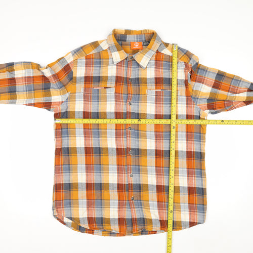 Merrell Men's Multicoloured Cotton Flannel Check Shirt Size L