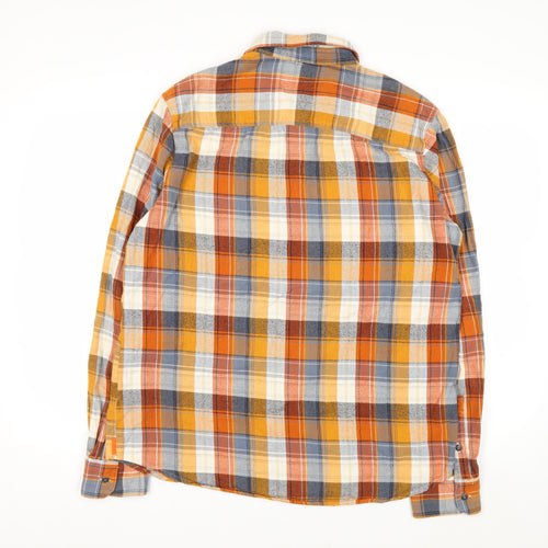 Merrell Men's Multicoloured Cotton Flannel Check Shirt Size L