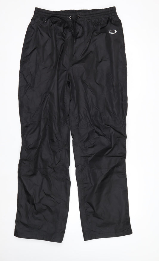 Crane Bike Men's Black Windbreaker Waterproof Trousers Size L