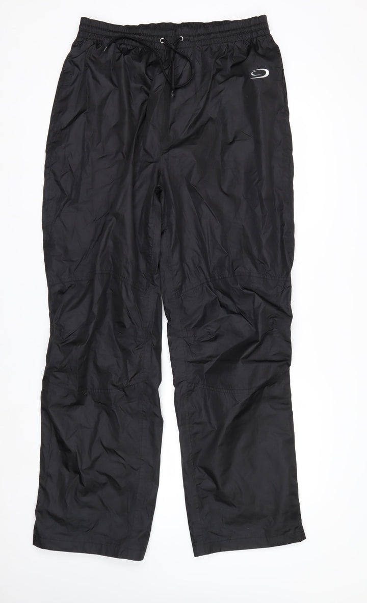 Crane Bike Men's Black Windbreaker Waterproof Trousers Size L