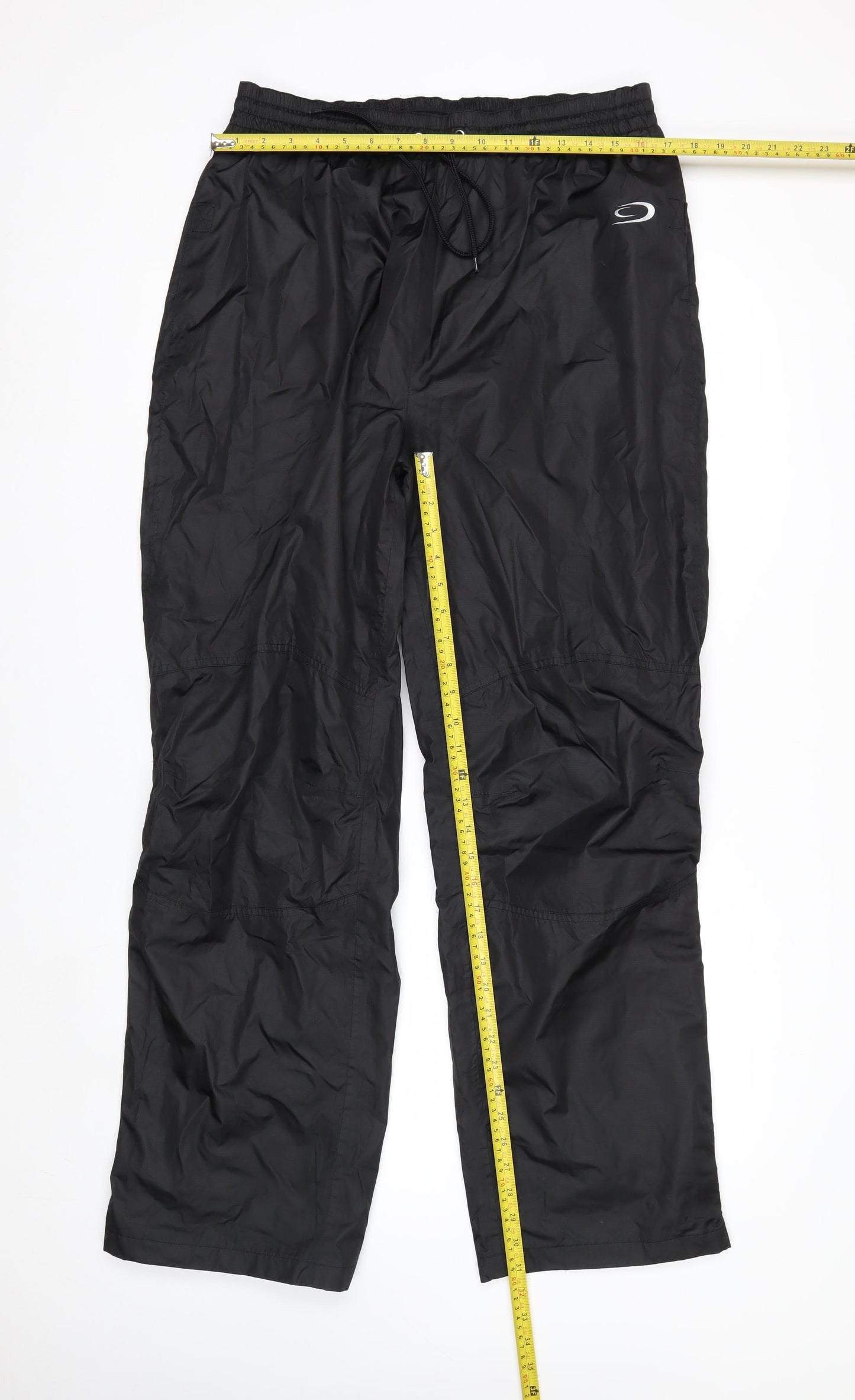 Crane Bike Men's Black Windbreaker Waterproof Trousers Size L