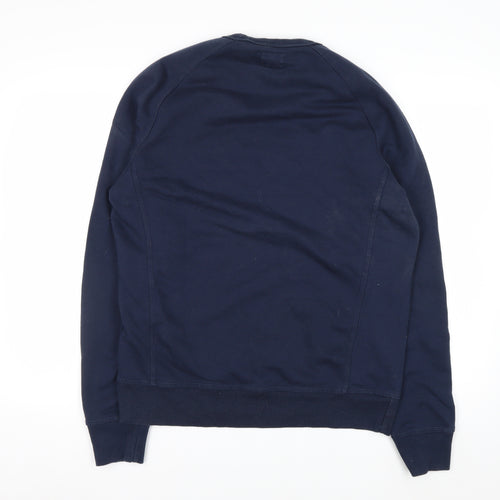 Champion Men's Blue Pullover Sweatshirt Medium Embroidered Logo