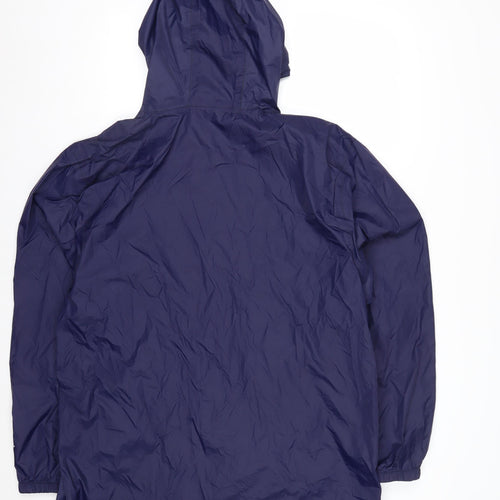 Peter Storm Men’s Blue XL Waterproof Hooded Rain Jacket
