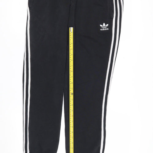 Adidas Men's Black Jogger Trousers M Casual Fleece Track Pants