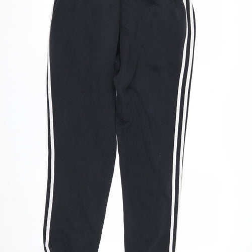 Adidas Men's Black Jogger Trousers M Casual Fleece Track Pants