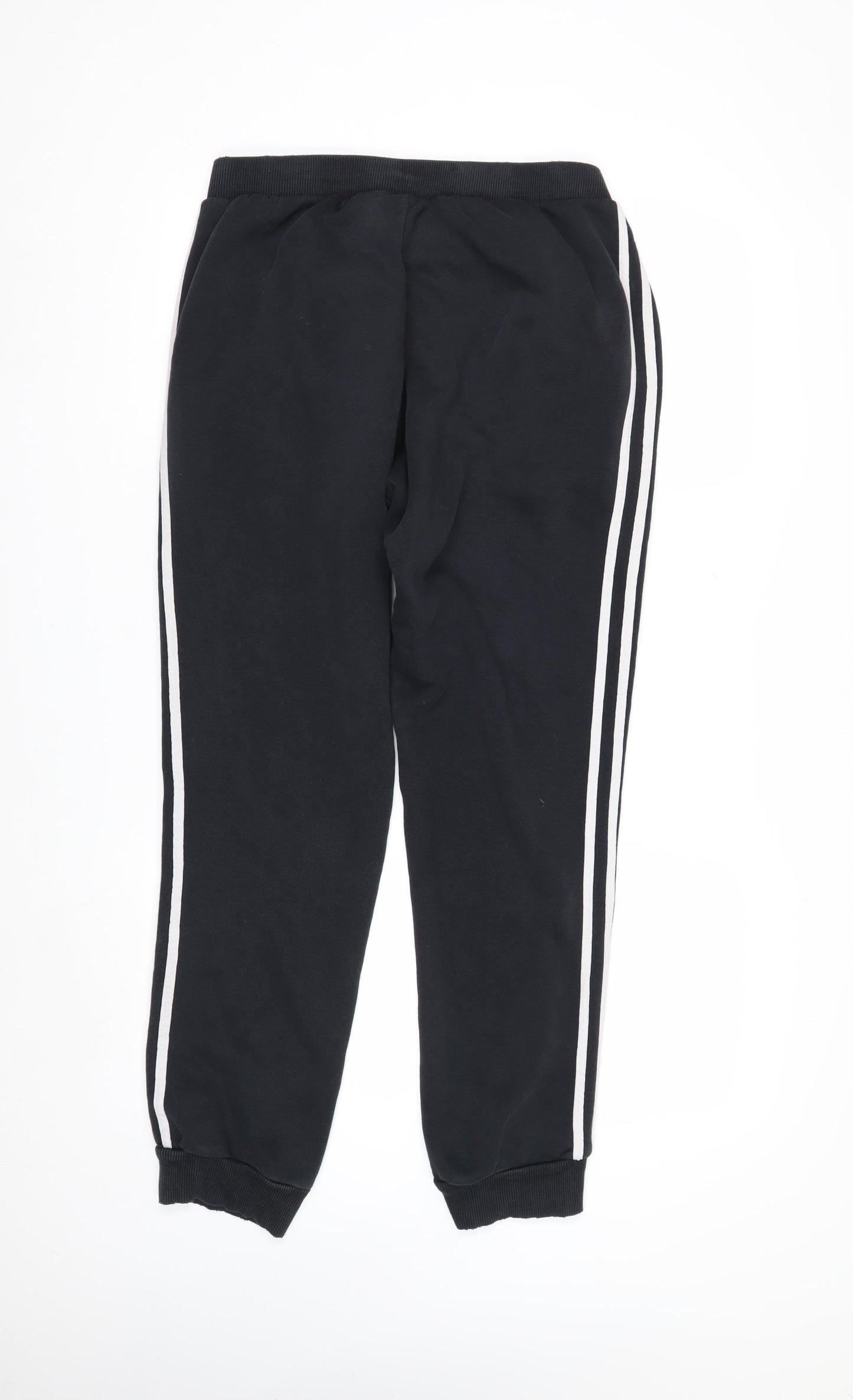Adidas Men's Black Jogger Trousers M Casual Fleece Track Pants
