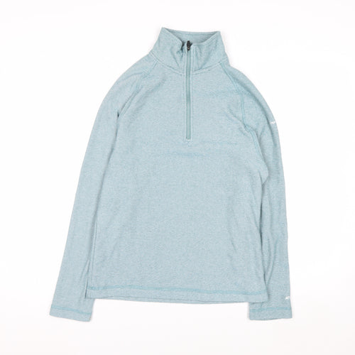Trespass Womens Blue 1/2 Zip Pullover Fleece Sweatshirt Size XS UK 8