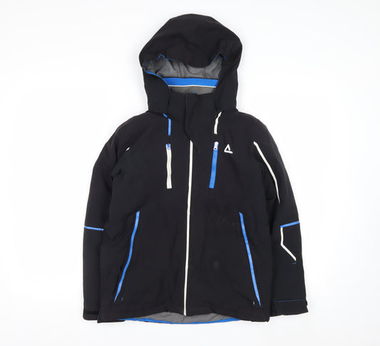 Dare 2b Boys Black 9-10 Years Waterproof Hooded Ski Jacket