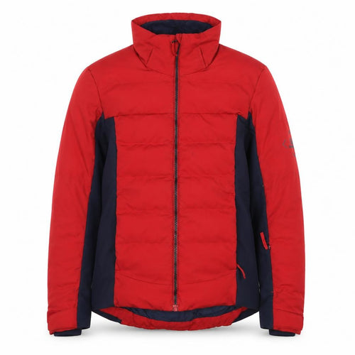 Salomon Men's Red XS Puffer Jacket Ski Water Resistant Winter Coat