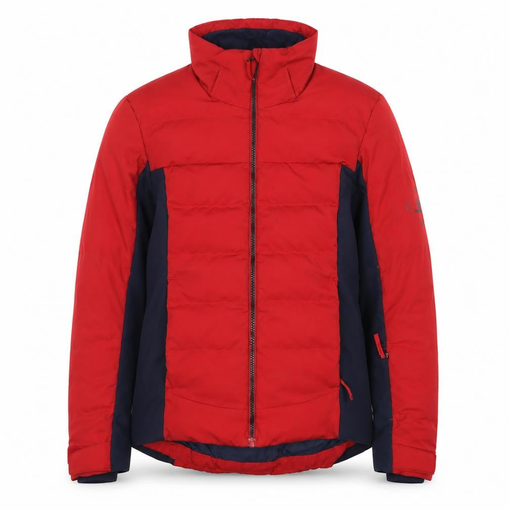 Salomon Men's Red XS Puffer Jacket Ski Water Resistant Winter Coat