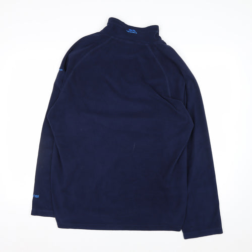 Trespass Men's Blue XL Fleece Pullover 1/4 Zip Sweatshirt
