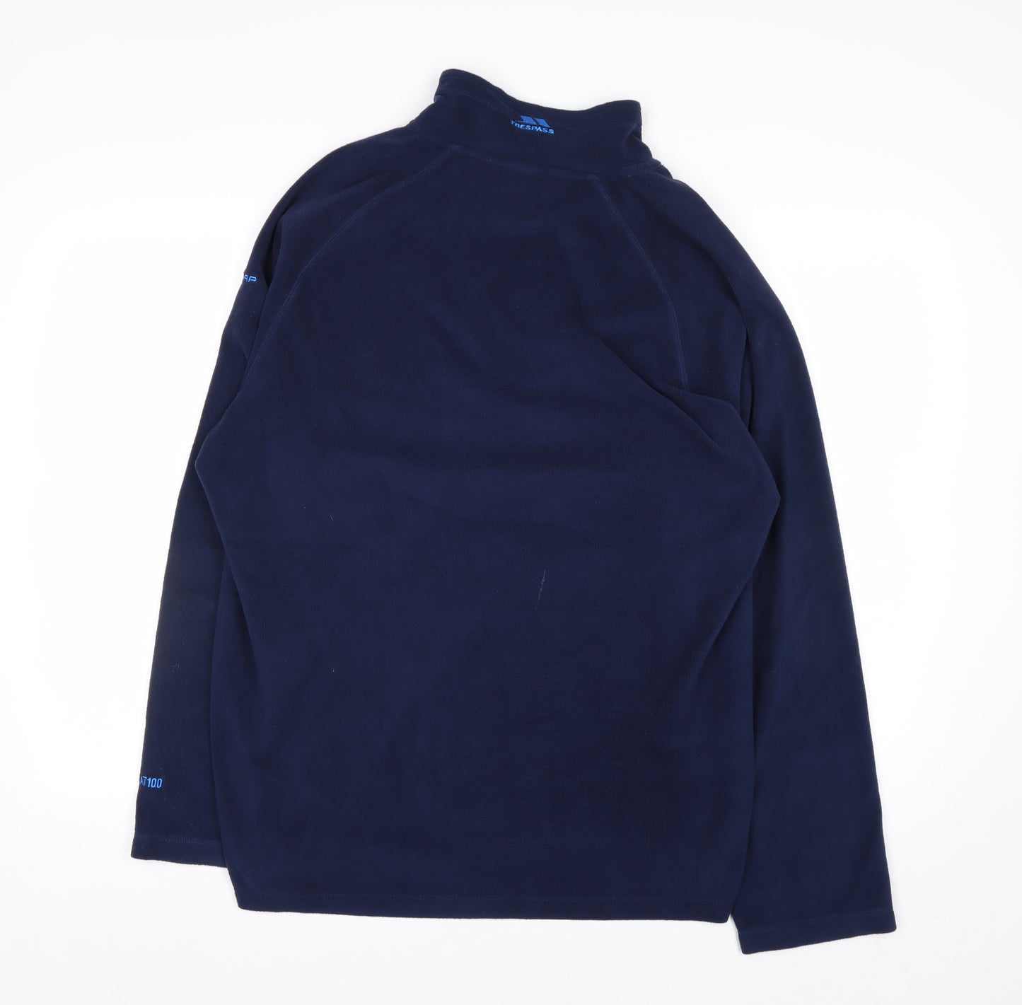 Trespass Men's Blue XL Fleece Pullover 1/4 Zip Sweatshirt