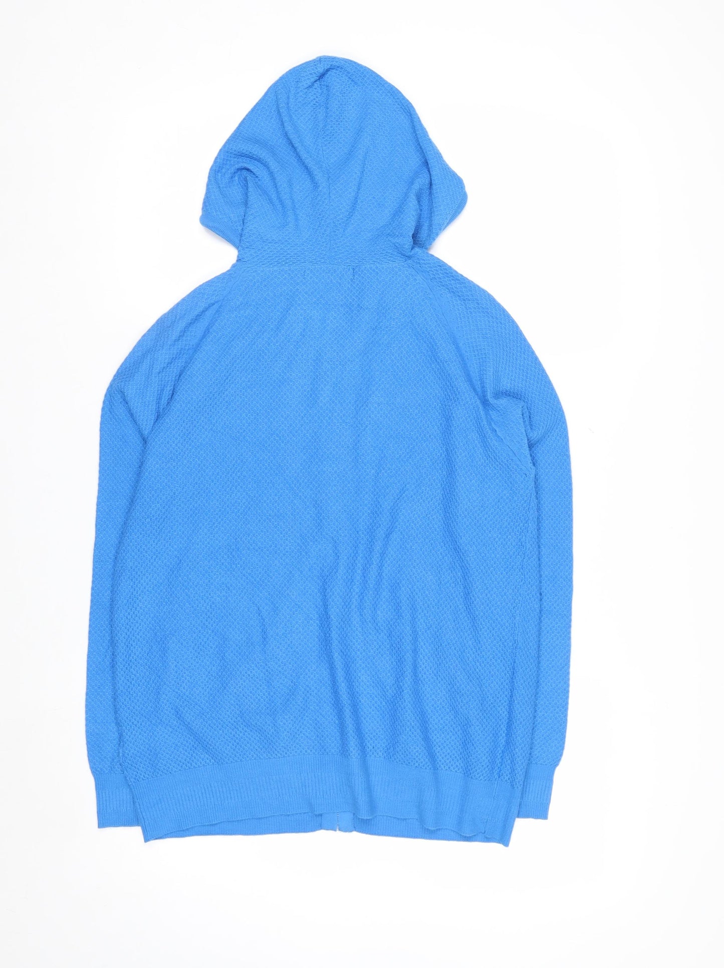 Marks and Spencer Women Bright Blue Full Zip Hoodie Size Small