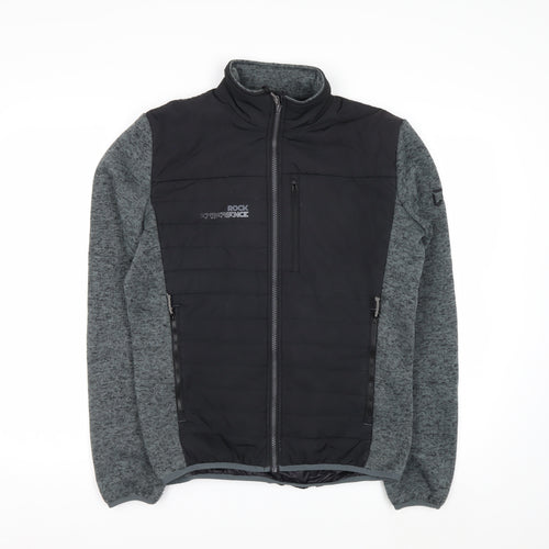 Rock Experience Men's Black M Soft Shell Fleece Jacket