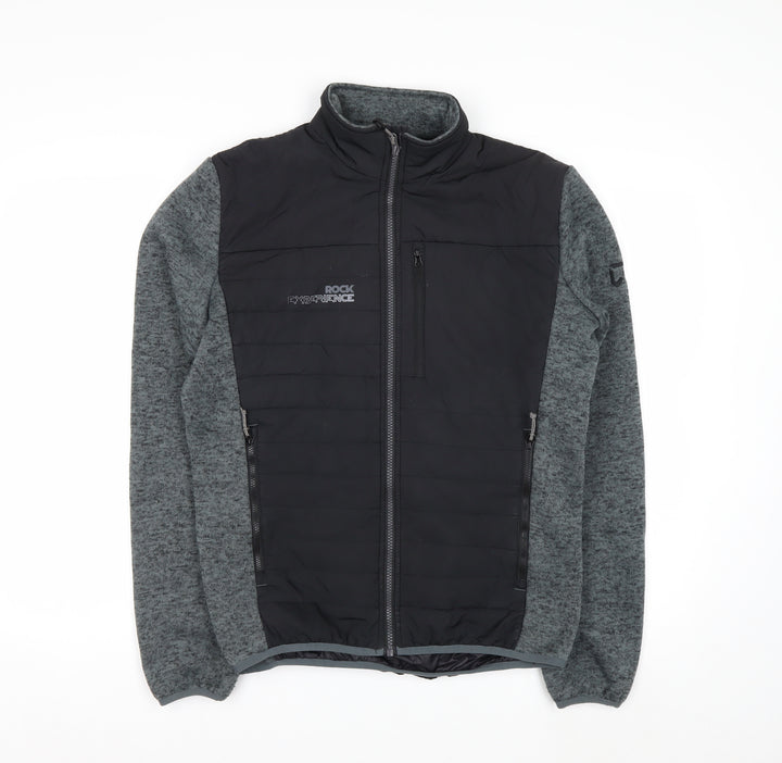 Rock Experience Men's Black M Soft Shell Fleece Jacket