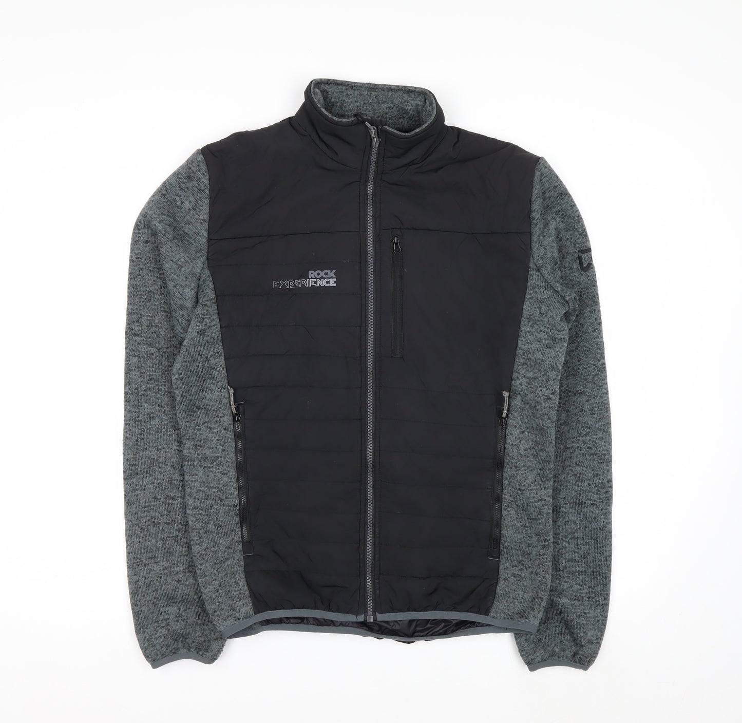 Rock Experience Men's Black M Soft Shell Fleece Jacket