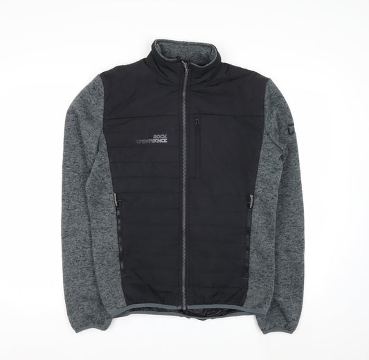 Rock Experience Men's Black M Soft Shell Fleece Jacket