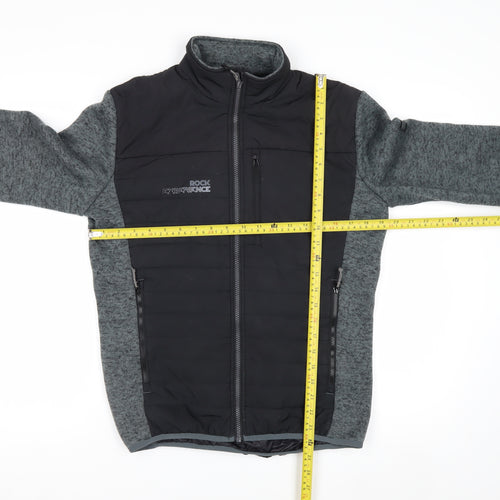 Rock Experience Men's Black M Soft Shell Fleece Jacket