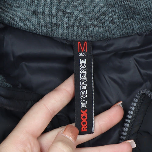 Rock Experience Men's Black M Soft Shell Fleece Jacket
