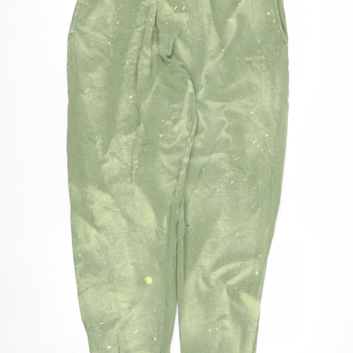 iets frans Men’s Green Jogger Sweatpants M Regular Fit Cotton Blend