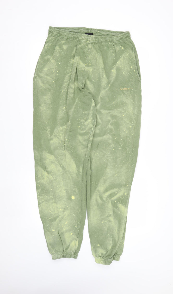 iets frans Men’s Green Jogger Sweatpants M Regular Fit Cotton Blend
