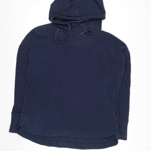 Sweaty Betty Women's Navy Blue Pullover Hoodie XL Soft Cotton Blend