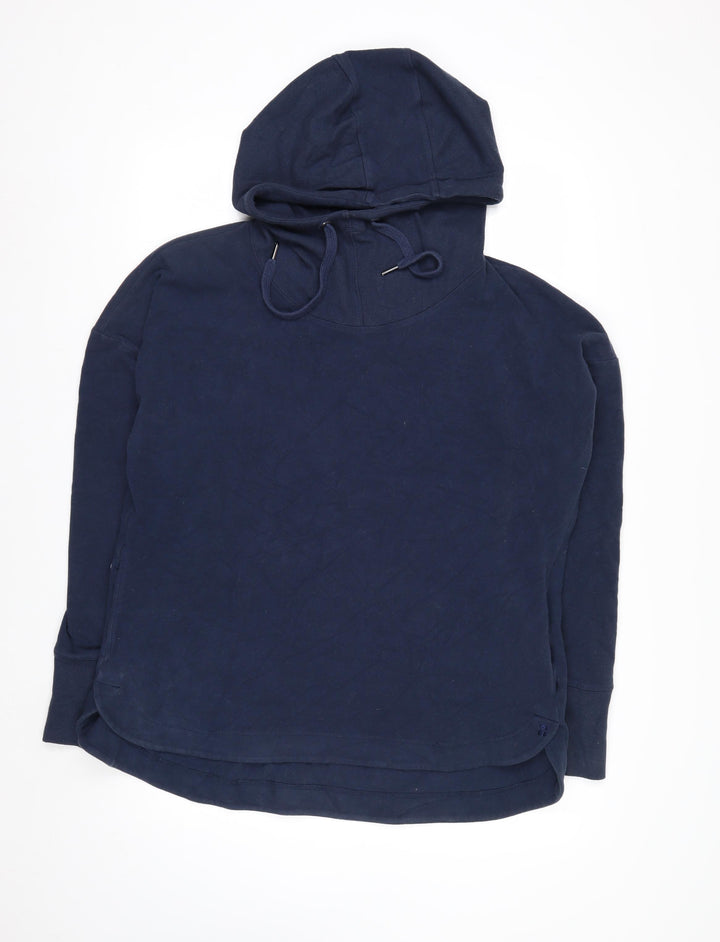 Sweaty Betty Women's Navy Blue Pullover Hoodie XL Soft Cotton Blend