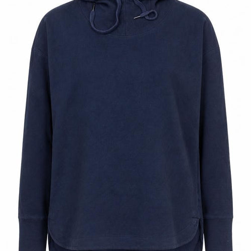 Sweaty Betty Women's Navy Blue Pullover Hoodie XL Soft Cotton Blend