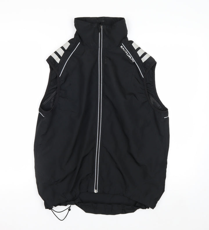 Endura Women's Black M Cycling Vest Windproof Reflective Lightweight Jacket