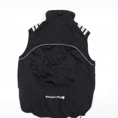 Endura Women's Black M Cycling Vest Windproof Reflective Lightweight Jacket