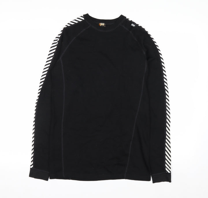Helly Hansen Mens Black Long Sleeve Wool Top Size M