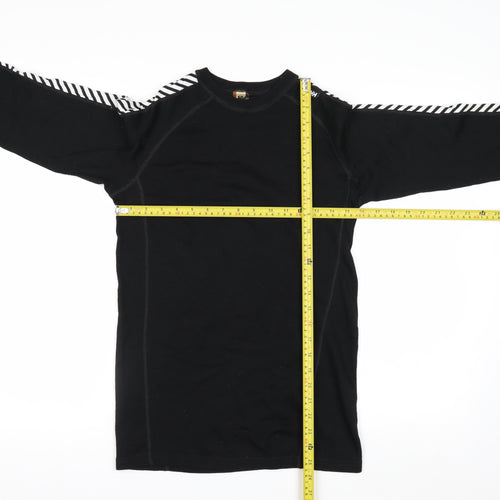Helly Hansen Mens Black Long Sleeve Wool Top Size M