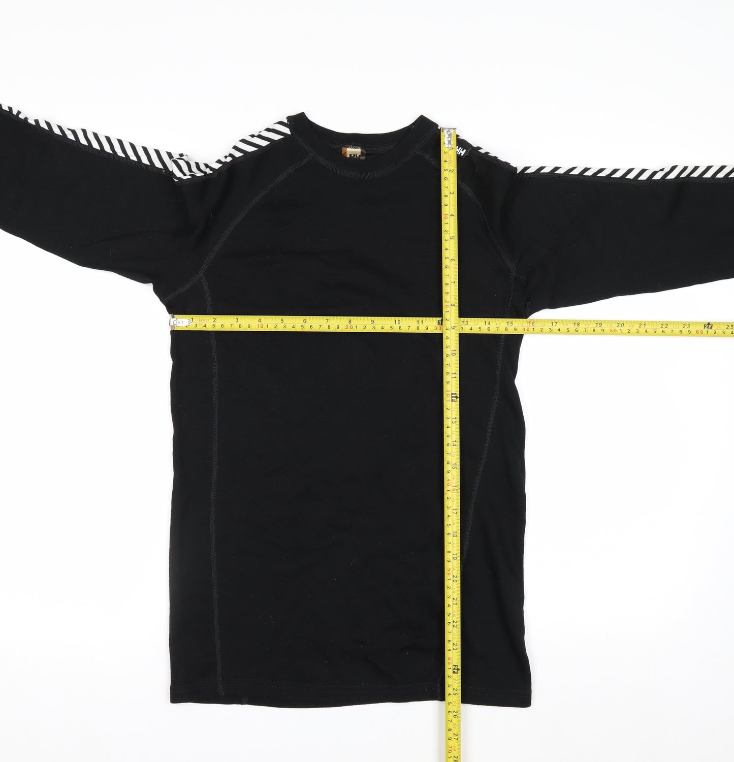 Helly Hansen Mens Black Long Sleeve Wool Top Size M