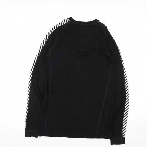 Helly Hansen Mens Black Long Sleeve Wool Top Size M