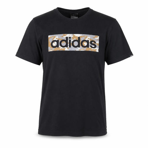 Adidas Men's Black Camouflage Logo T-Shirt Size M