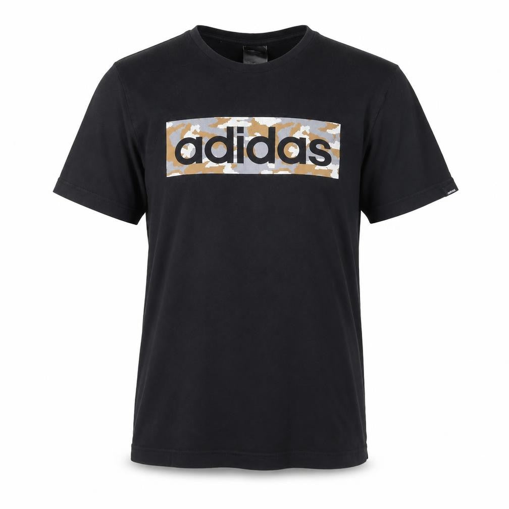 Adidas Men's Black Camouflage Logo T-Shirt Size M
