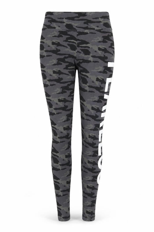 Golddigga Women’s Grey Camouflage Ankle Leggings Size 8