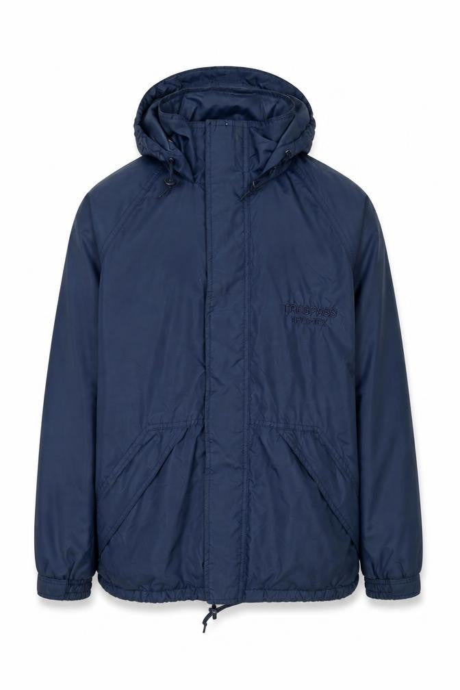 Trespass Boys Blue Hooded Windbreaker Jacket 13-14 Years 34in