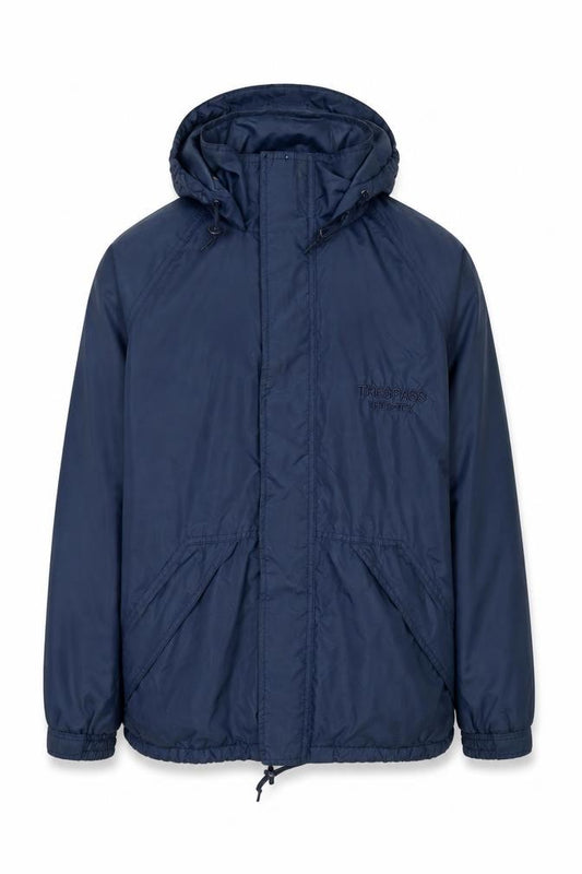 Trespass Boys Blue Hooded Windbreaker Jacket 13-14 Years 34in
